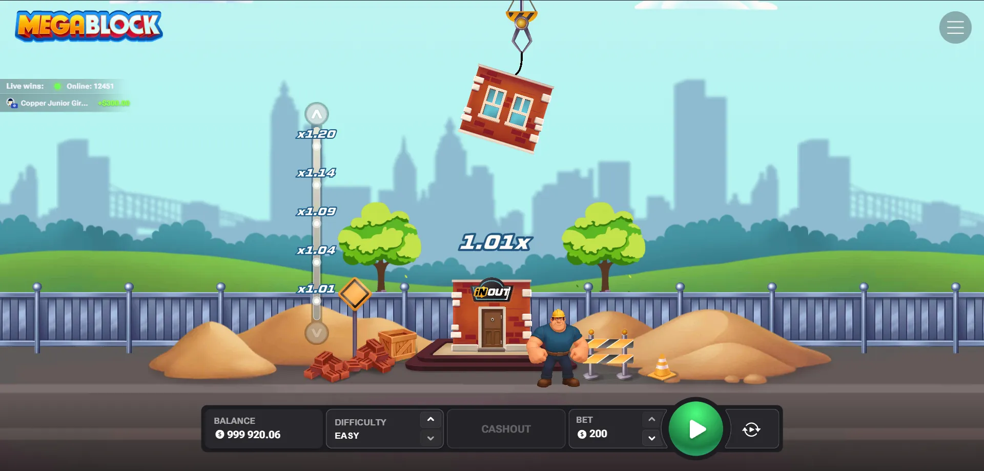 MegaBlock demo gratis – gioco tower building di InOut Games